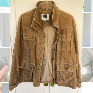 KUT from the Cloth Corduroy oversized jacket brown